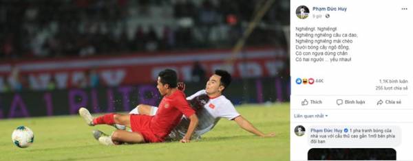 Đức Huy tái ngộ cầu thủ Indonesia từng khiến anh thua ở giải U19