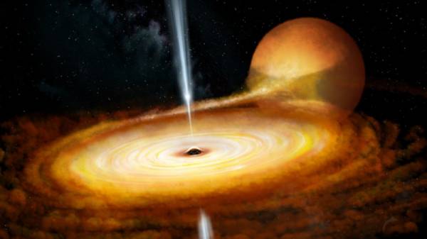 Hố đen trong Dải Ngân hà lóe sáng dữ dội khi “ăn” một ngôi sao