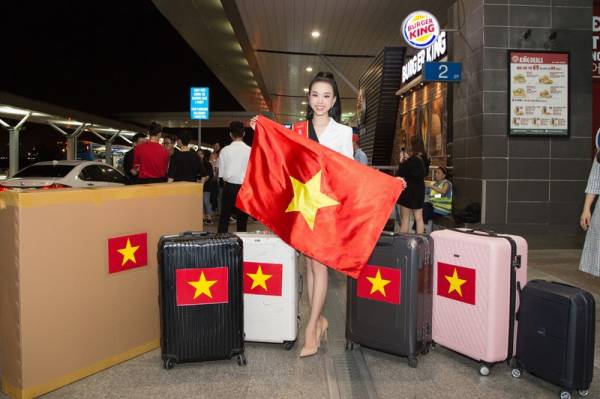 Thuý An chính thức lên đường sang Ai Cập dự thi Miss Intercontinental