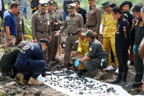 Tìm thấy 288 khúc xương dưới ao ở Bangkok gần nhà nghi phạm giết người