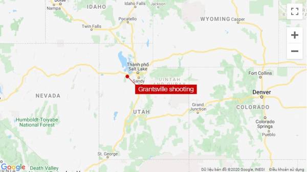 Xả súng tại Utah (Mỹ), 4 người thiệt mạng