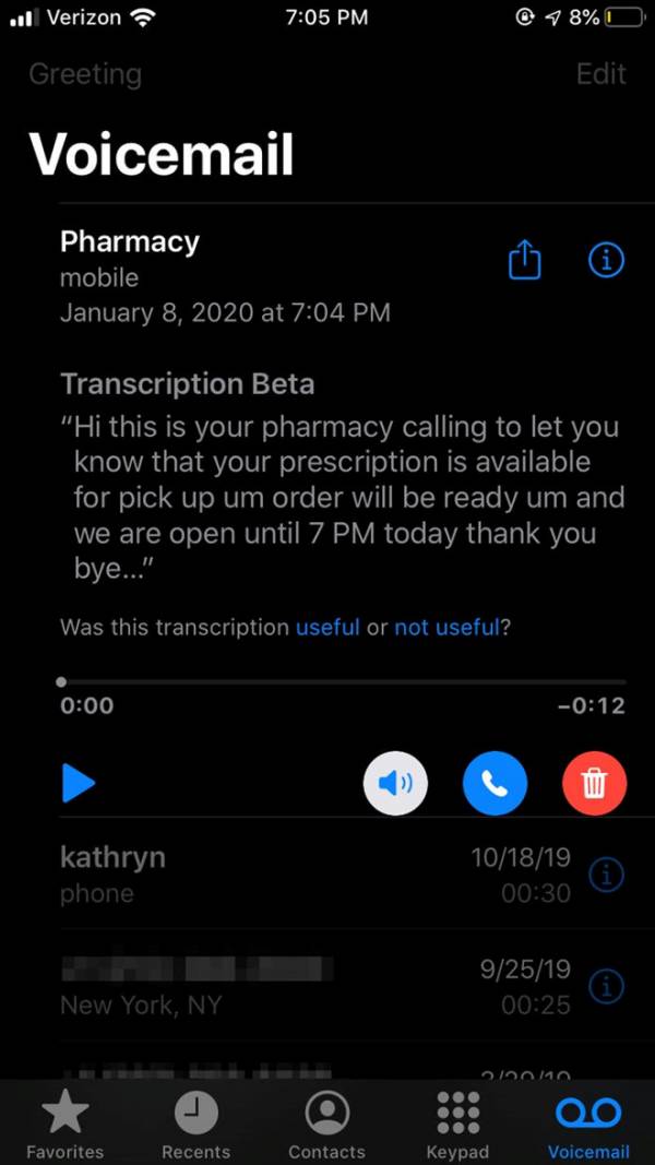 Cách chuyển đổi thư thoại thành văn bản trên iPhone