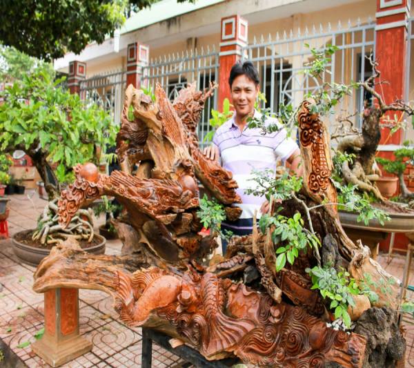 Chiêm ngưỡng rồng, cá chép trổ lộc hét giá trăm triệu vẫn chưa bán ở Đắk Lắk