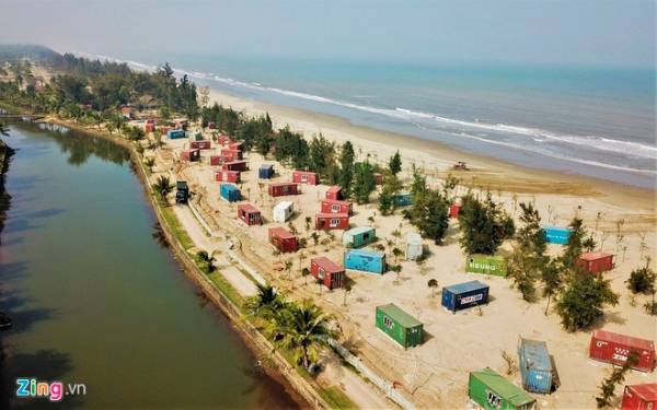 130 nhà nghỉ container ‘mọc’ giữa rừng phòng hộ ven biển