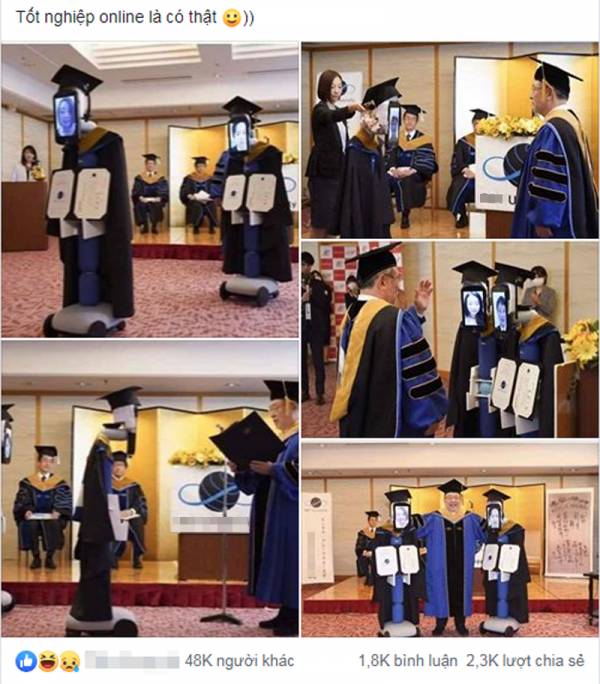 Sinh viên Nhật nhận bằng tốt nghiệp online mùa dịch