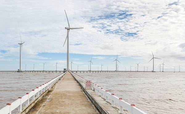 Công trình điện gió trên biển đầu tiên của Việt Nam