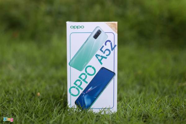 Oppo A52 - RAM 6 GB, pin 5.000 mAh, giá 5,9 triệu đồng