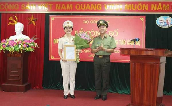 Nữ Thiếu tướng được bổ nhiệm làm Cục trưởng Bộ Công an