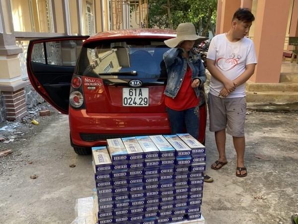Công an tỉnh Bình Phước tạm giữ 1.490 bao thu‌ốc l‌á nhập lậu