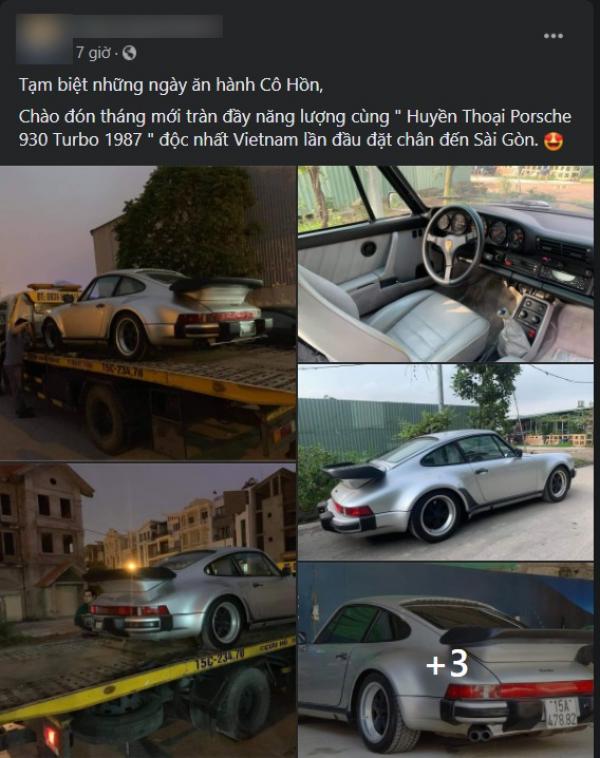 Porsche 930 Turbo độc nhất Việt Nam lên xe chuyên dụng, địa điểm đặt chân gây chú ý