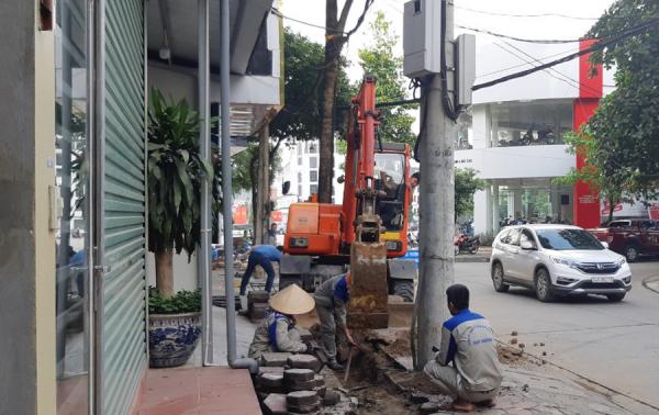 Thành phố Lào Cai: Hạ ngầm đường dây điện 4 tuyến phố