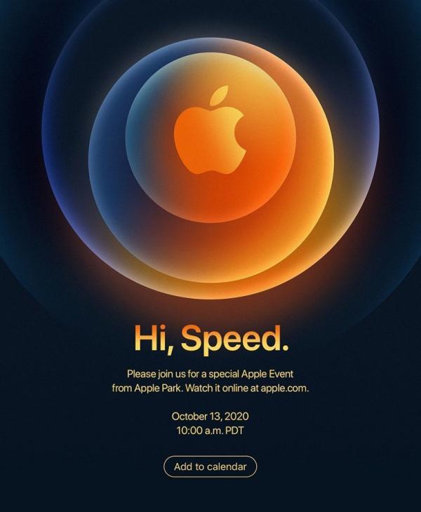 IPhone 12 sẽ ra mắt vào ngày 13/10 trong sự kiện “Hi, Speed”