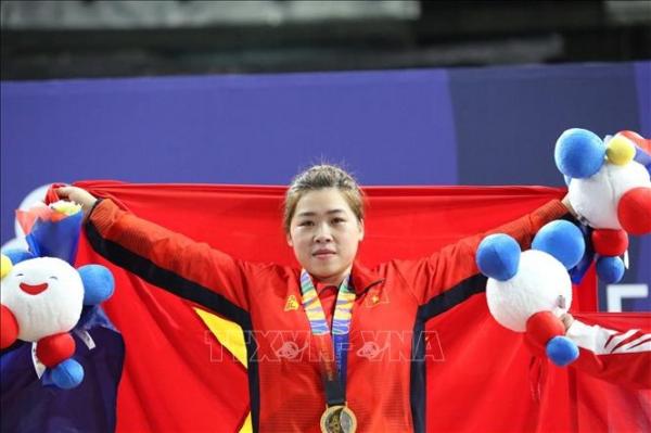 Cô gái dân tộc Giáy giành huy chương Vàng Cử tạ thế giới