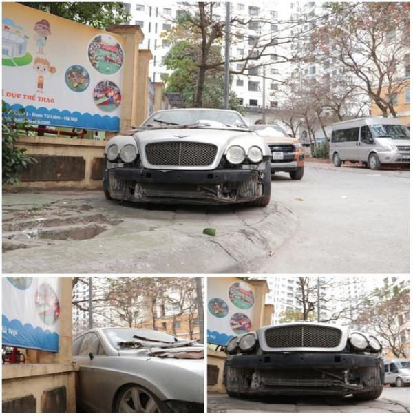 “Kì lạ” siêu xe Bentley bỏ hoang nhiều năm trên vỉa hè Hà Nội