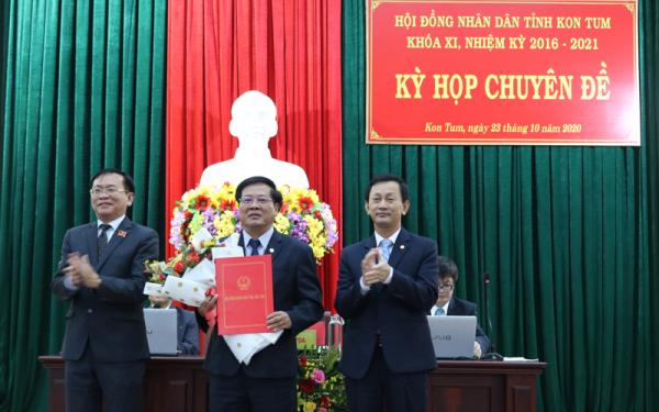 Đồng chí Lê Ngọc Tuấn được bầu giữ chức Chủ tịch UBND tỉnh Kon Tum