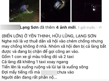 Lạng Sơn: Dân làng bao vây nhóm xã hội đen do “con dâu” của xã đưa bạn trai về trả thù chồng