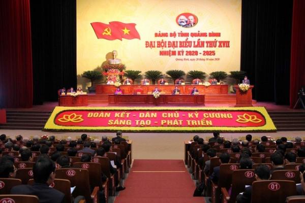 Quảng Bình khai mạc Đại hội Đảng bộ tỉnh lần thứ XVII