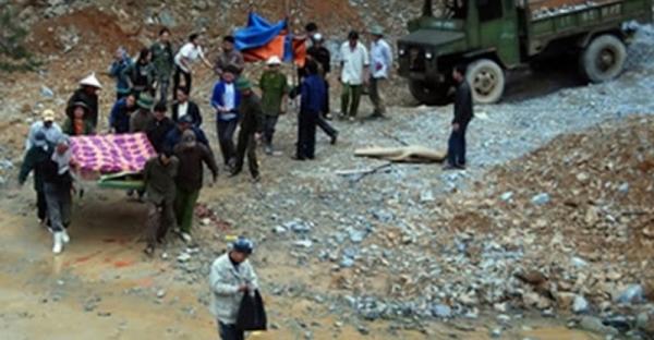 Bị đá rơi trúng người, 2 công nhân thiệt mạng trên khai trường ở Quảng Ninh