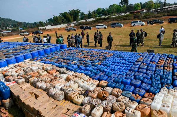 Myanmar thu giữ 343 kg m‌a tú‌y đá