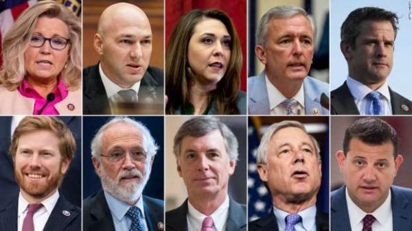 10 Hạ nghị sĩ đảng Cộng hòa bỏ phiếu luận tội ông Trump là những ai?