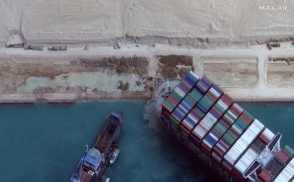 Crude oil plummeted as freight trains in Suez ran aground