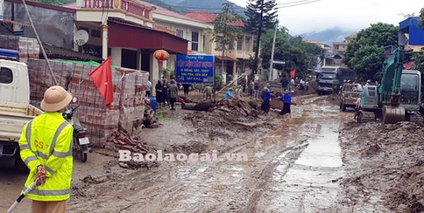 Lào Cai khẩn trương khắc phục hậu quả trận lũ ống tại xã Minh Lương