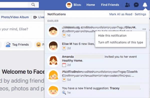 Làm thế nào để tắt tính năng cập nhật từ bạn bè trên Facebook