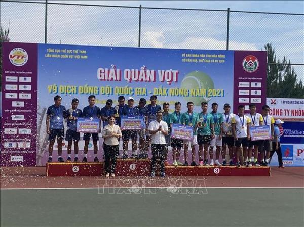 Bế mạc Giải quần vợt vô địch đồng đội quốc gia - Đắk Nông năm 2021