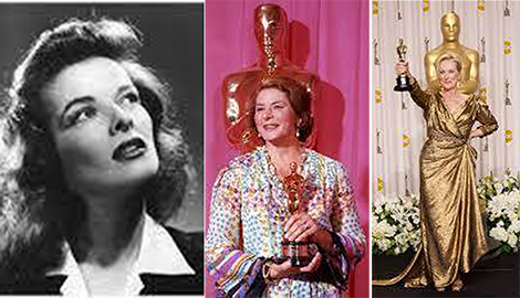 3 nữ diễn viên được trao nhiều giải Oscar nhất