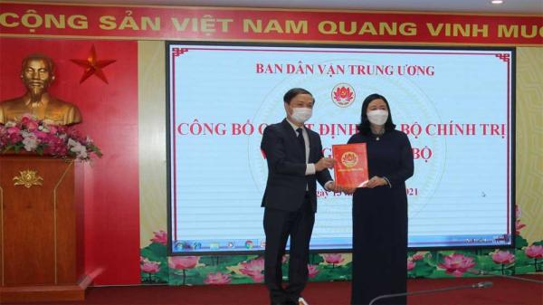 Đồng chí Phạm Tất Thắng giữ chức Phó trưởng Ban Dân vận Trung ương