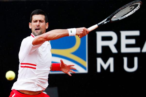 Djokovic gặp khó tại Rome Masters 2021