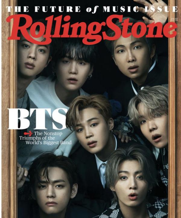 BTS xuất hiện trên bìa tạp chí Rolling Stone số tháng 6