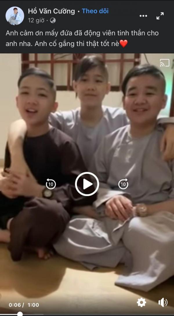 Các con nuôi của Phi Nhung hỏi thăm, gửi lời động viên mẹ và anh trai Hồ Văn Cường