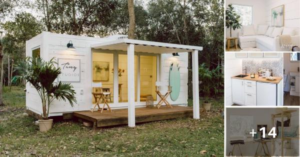 Tiny house for Relaxing in a shady garden