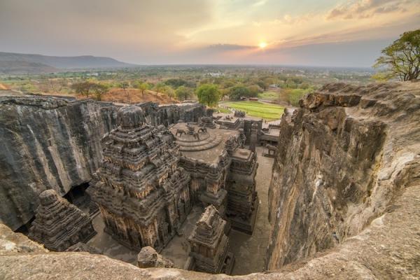 This Enormous 8th Century Temple in India Was Carved from One Rock