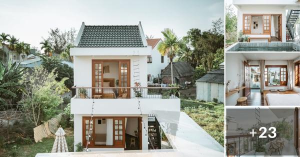 Tiny House With a Balcony and a Swimming Pool