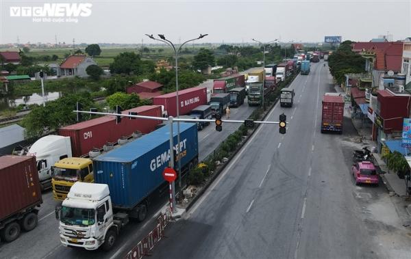 Tài xế container chở hàng từ Hải Phòng đi Lạng Sơn dương tính SARS-CoV-2