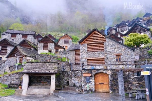 Get lost in the picturesque “stone village” in Switzerland