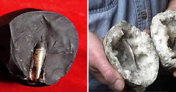 Impossible Artifacts from Alien Worlds – 200 Million-Year-Old Ring of Unknown Material Found in Geode (clip)