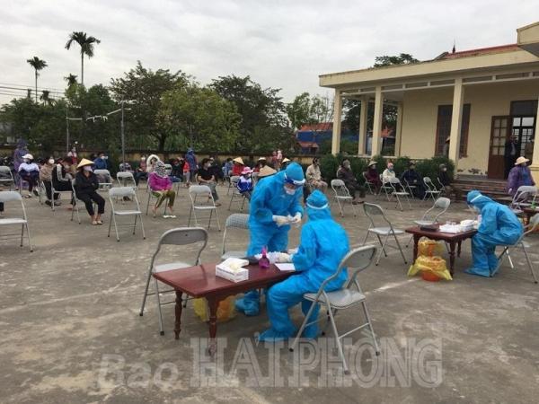 Huyện Tiên Lãng: 70 trường hợp F0 được điều trị tại Trung tâm Y tế huyện