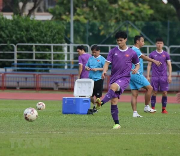 Đội tuyển Việt Nam sẵn sàng cho trận ra quân tại AFF Cup 2020