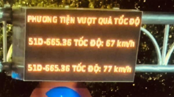 TP.HCM: Xe chạy quá tốc độ sẽ hiển thị lên bảng trên đường