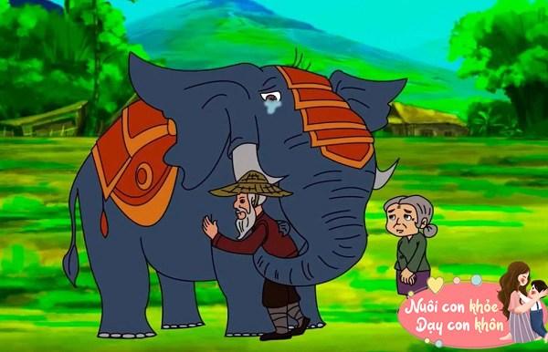 Con voi và người quản tượng già