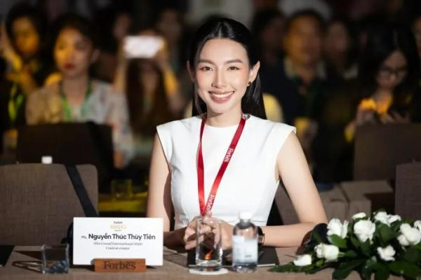 Hoa hậu Thùy Tiên tại Hội nghị Phụ nữ 2023: “Dẫn dắt thay đổi”