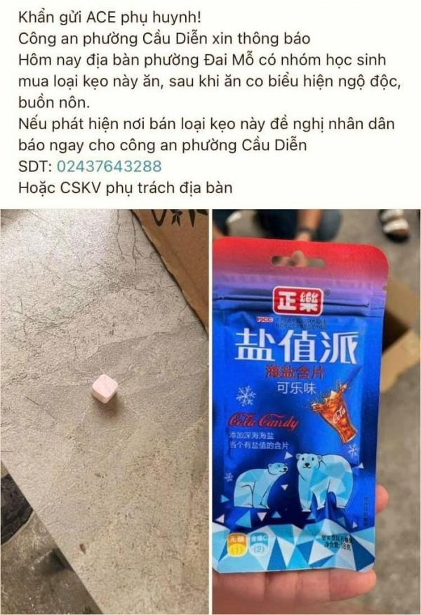 Xôn xao kẹo “lạ” bán ở cổng trường chứa chất m‌a tú‌y: Sở GD&ĐT Hà Nội chỉ đạo “khẩn”