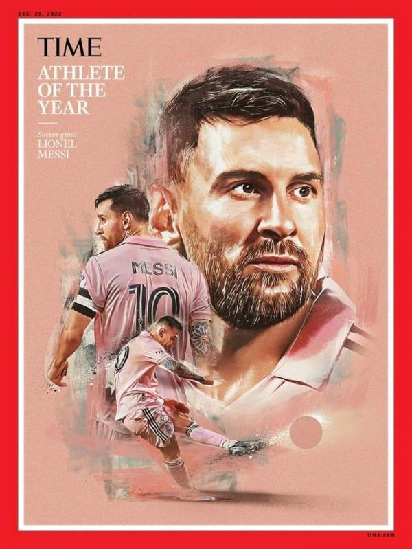 Messi tạo ra lịch sử, trở thành nam cầu thủ đầu tiên thắng giải thưởng danh giá của tạp chí Time