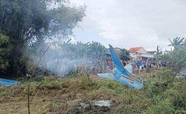 Hiện trường máy bay Su-22 rơi ở Quảng Nam