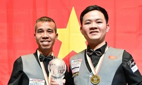 Tuyển billiard Việt Nam tạo lịch sử giành chức vô địch thế giới