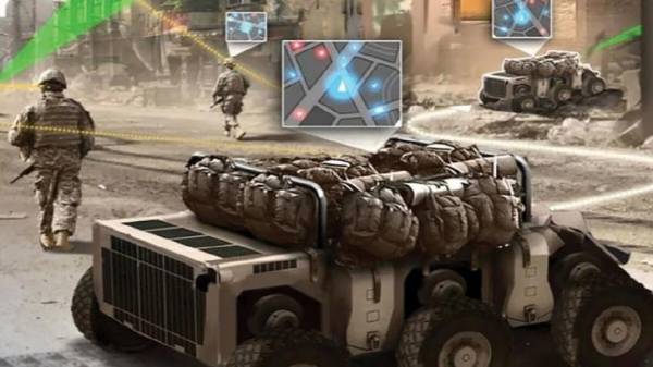 Mỹ trang bị robot vận tải cho quân đội