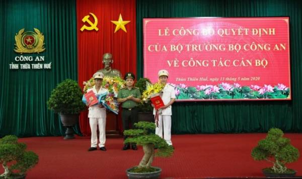 Hai tân Phó Giám đốc Công an tỉnh Thừa Thiên - Huế là ai?